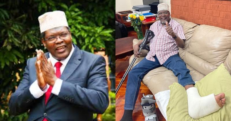Collaged photos of Lawyer Miguna Miguna.
